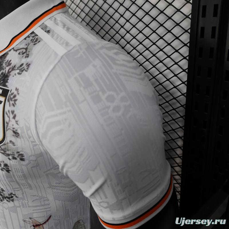 Player Version 2025 Japan White with Dragon Ball Nature Scene Jersey