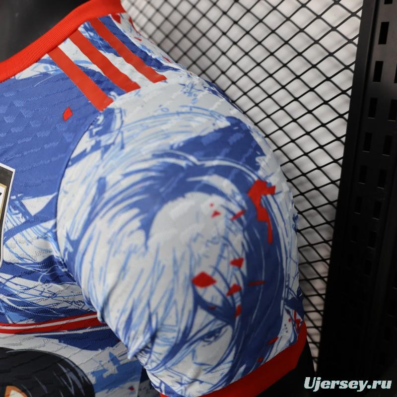 Player Version Japan National Team Special Edition Attack on Titan Mikasa Ackerman Anime Collaboration Jersey