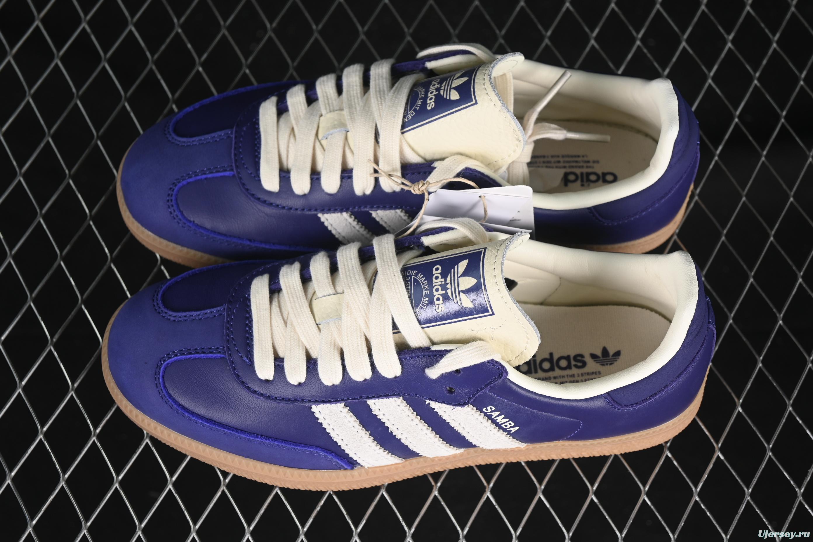 Adidas Samba OG Casual Sneakers with Original Leather Upper - JI2736