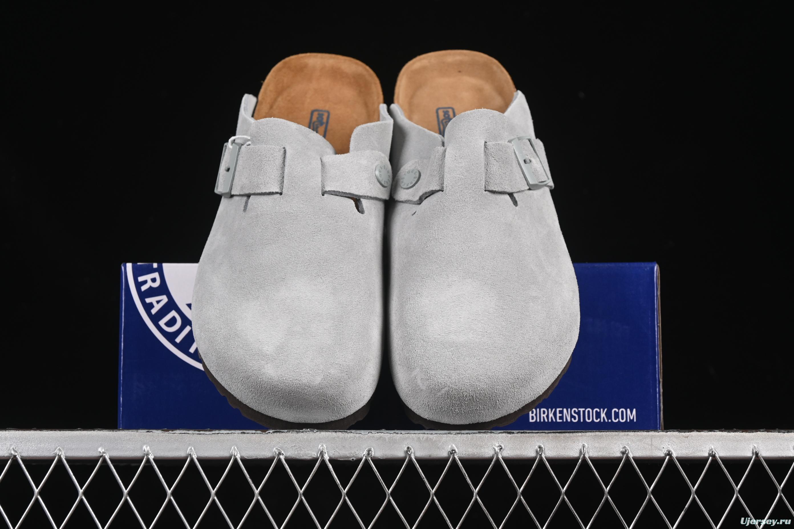 Birkenstock Arizona Soft Footbed Sandals with Suede Leather and Lambswool Lining - G.D4