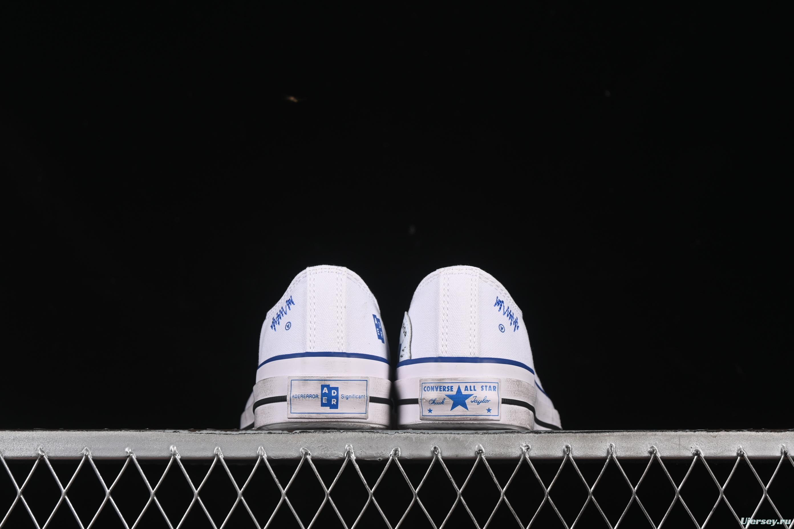 Ader Error x Converse Low-Top Casual Canvas Sneakers with Special Pattern Print - A14289C