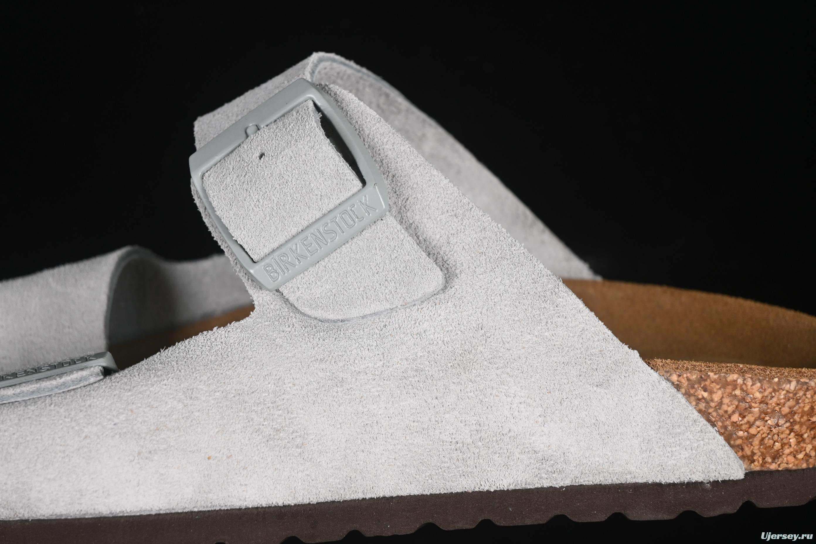 Birkenstock Sandals with Soft Suede Leather and Lambswool Insole - G.D4