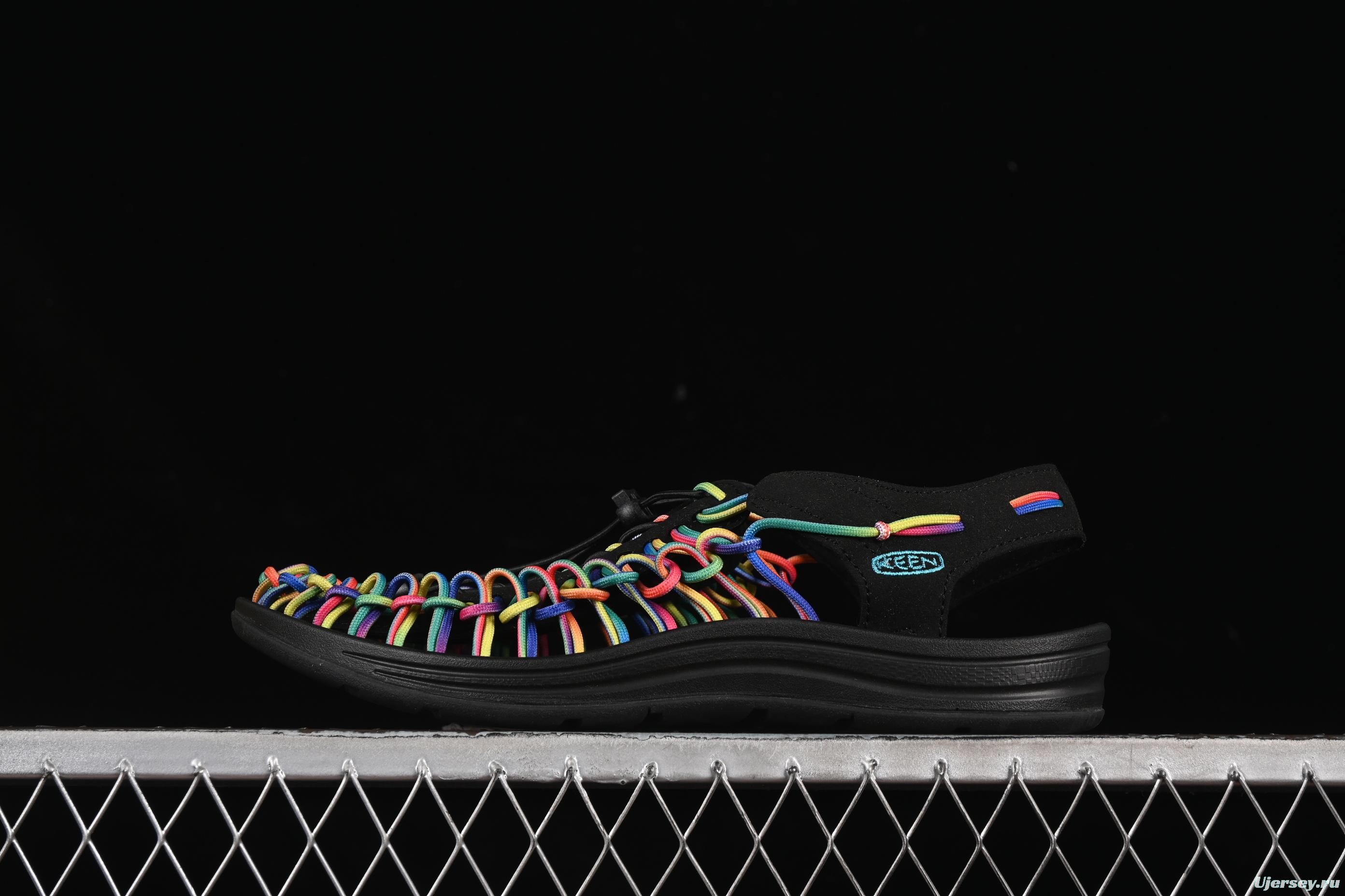 Keen Uneek Flat-M Woven Elastic Strap Outdoor Water Sports Sandals - 1025171