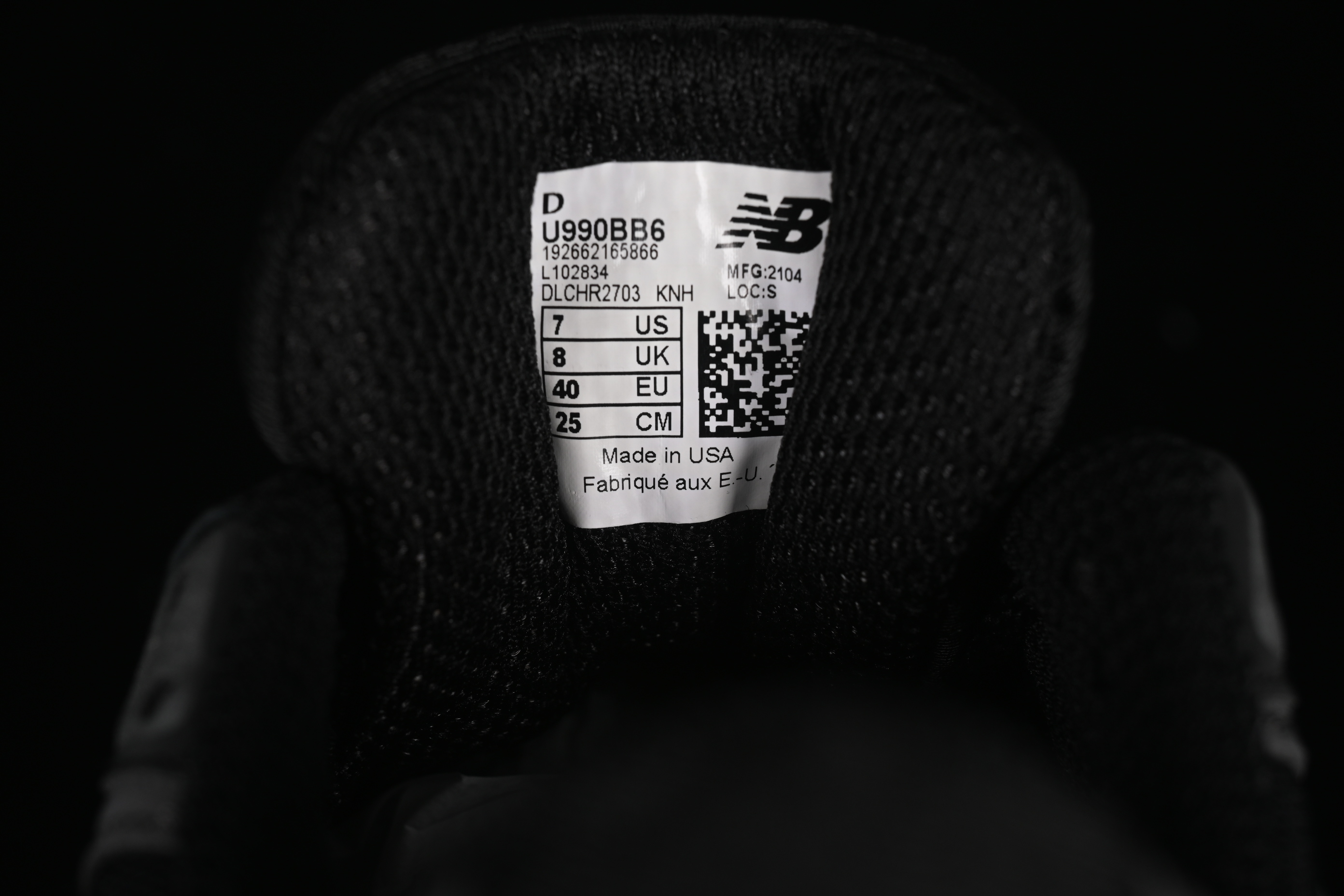New Balance 990 Series Premium Made in USA Retro Running Shoes - M990BB6