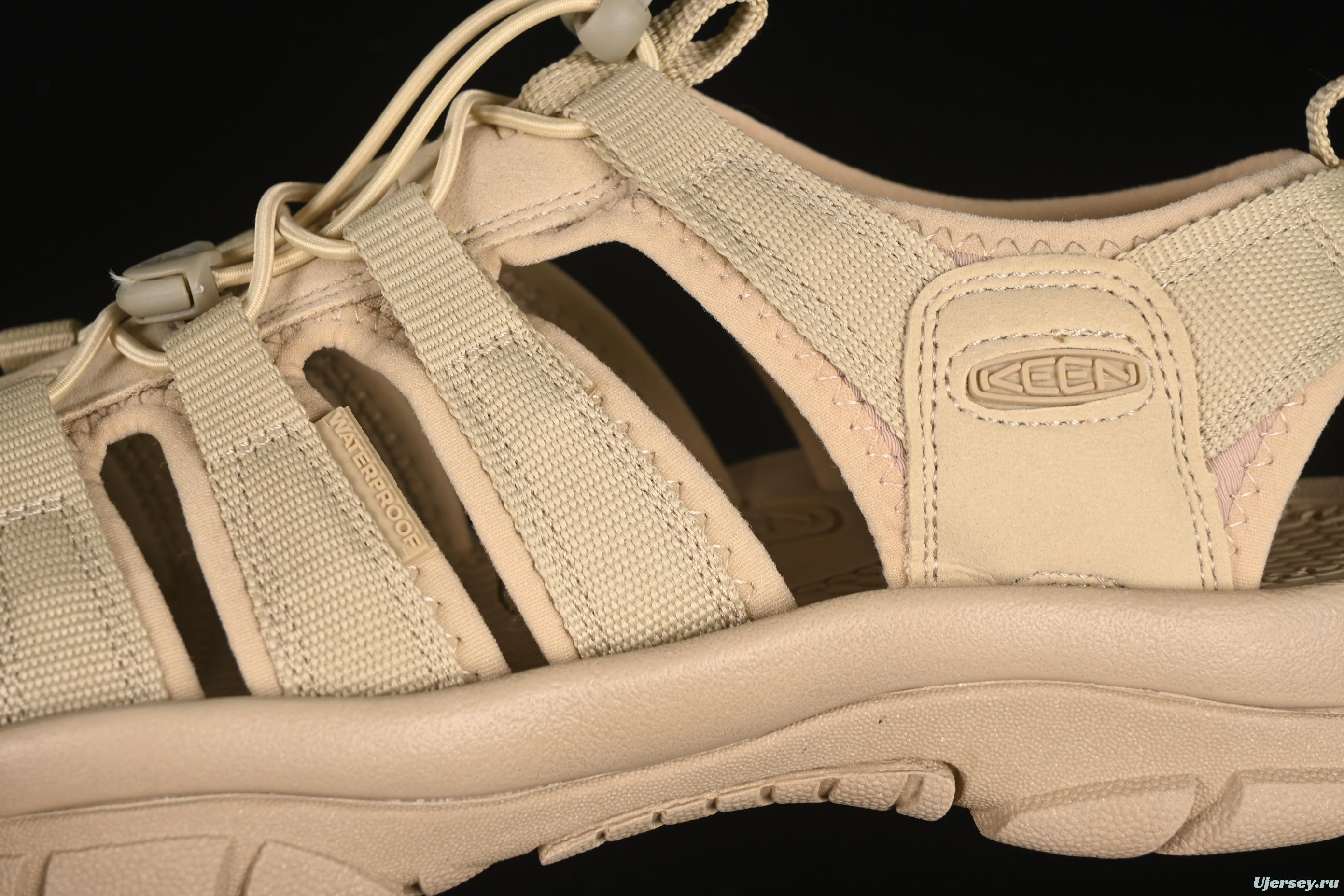 Keen Newport Summer Trendy Woven Stretch Water Hiking Outdoor Sandals - 1022258 Beige