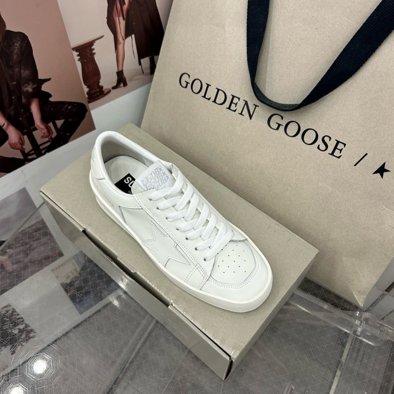 2024 Unisex GGDB White Leather Low Top Sneakers MJ00260