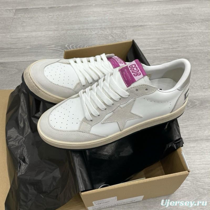 2024 Unisex GGDB White Grey Suede Leather Sneakers MJ00260