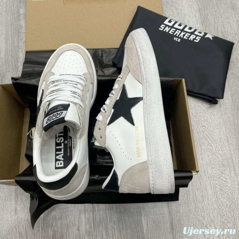 2024 Unisex GGDB White Black Suede Leather Low-top Sneakers MJ00260