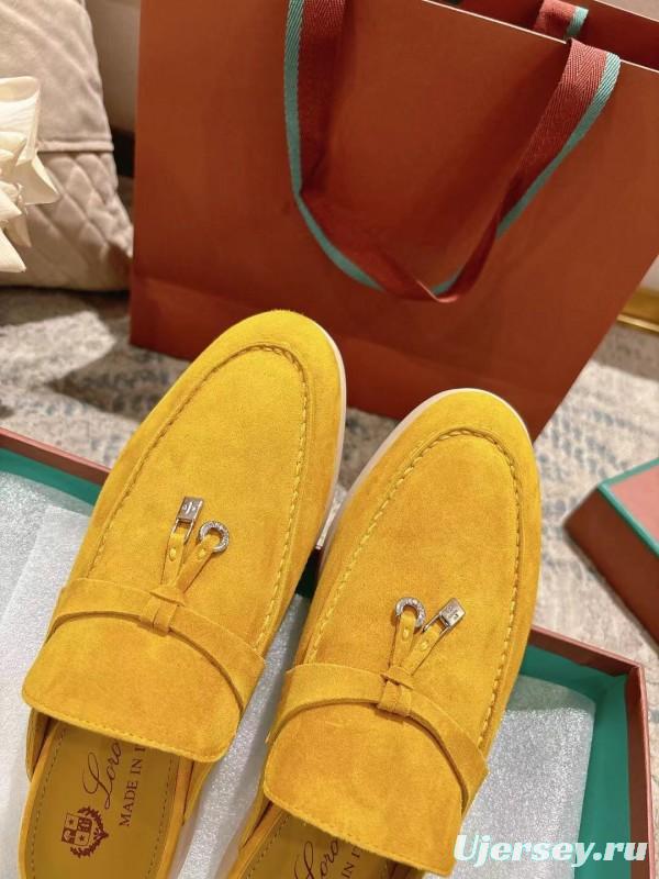2025 LP Yellow Suede Slippers LY00360