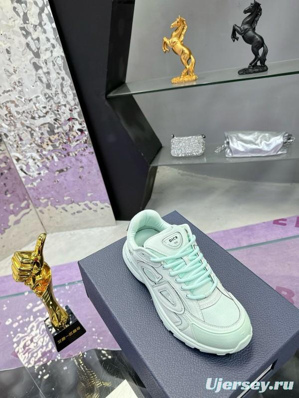 2024 Unisex Dior Stone Island Mint White Mesh B30 Sneakers MJ00330