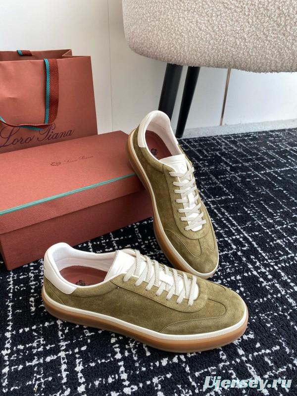 2024 Unisex LP Beige Suede Leather Sneakers MJ00320