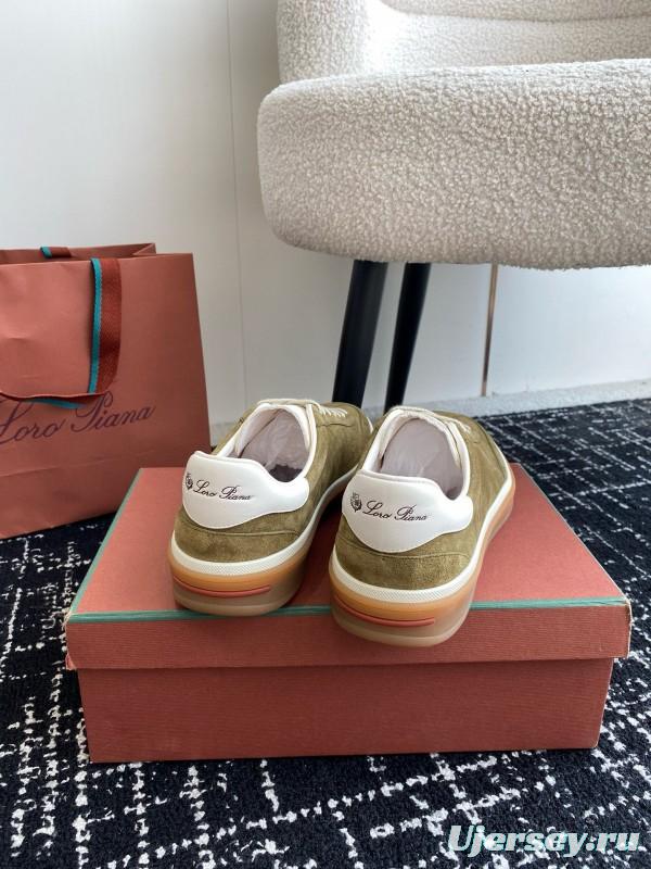 2024 Unisex LP Beige Suede Leather Sneakers MJ00320