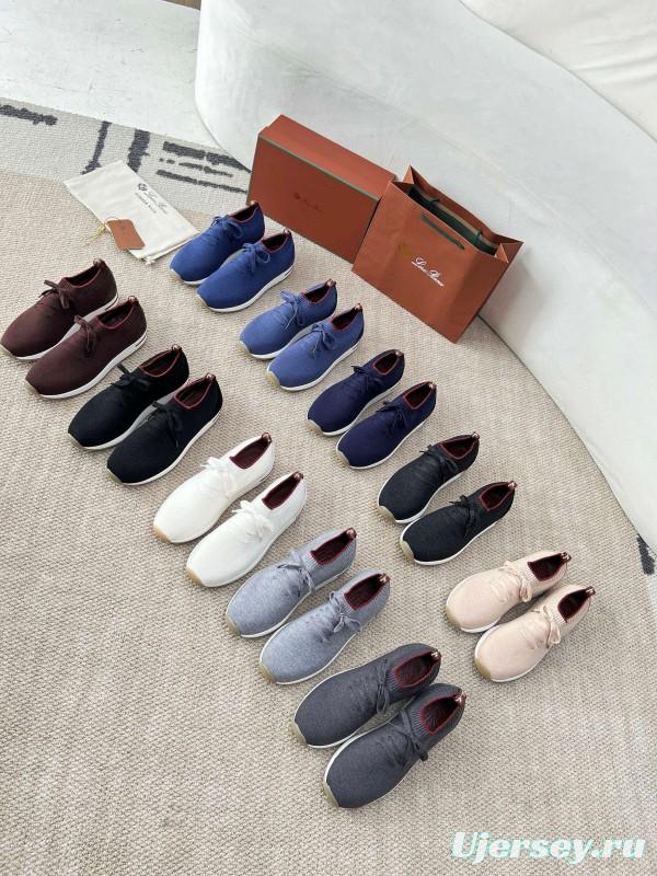 2024 Men LP Gray Wool Knit Sneakers MJ00330