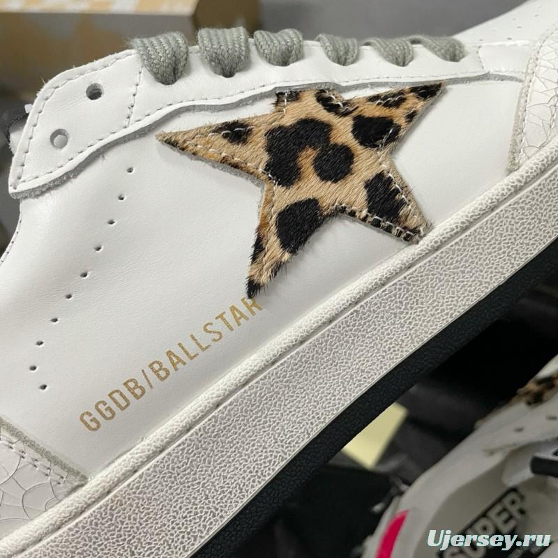 2024 Unisex GGDB White Leopard Leather Sneakers MJ00260