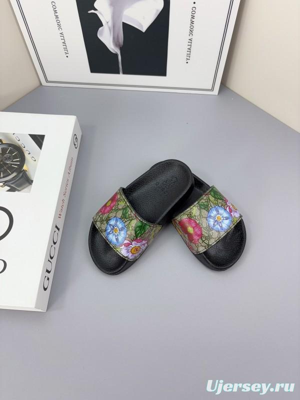 2025 Slippers Gucci Multicolor Canvas Slippers