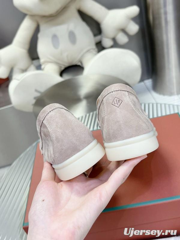 2024 Unisex Le Parmentier beige suede loafers MJ00270