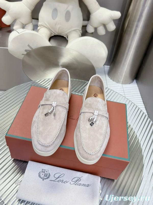 2024 Unisex Le Parmentier Beige Suede Loafers