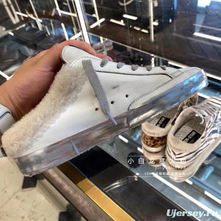 2024 Slippers GGDB White Shearling Slippers MJ00280