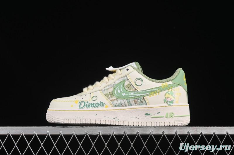 Nike Air Force 1'07 Low Bubble Mart Dimoo Casual Sneakers - FJ7740-110