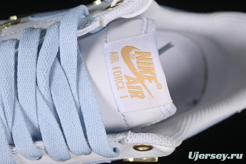 Nike Air Force 1 '07 Low Custom 2D Theme Four Hook Sky Blue Casual Sneakers - ZH0316-084