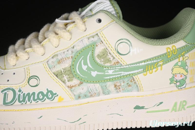 Nike Air Force 1'07 Low Bubble Mart Dimoo Casual Sneakers - FJ7740-110