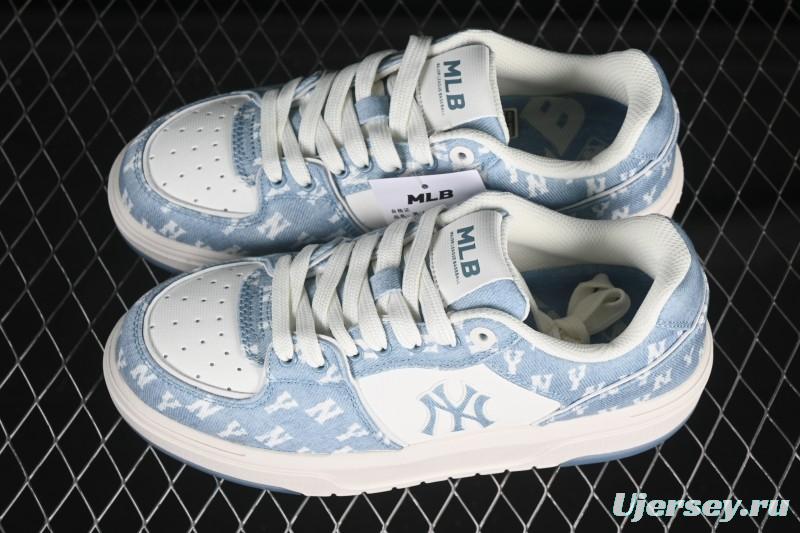 Adidas NY MLB Chunky Liner Embo Monogram New York Yankees Height-Increasing Thick Sole Casual Running Shoes - 3ASXV015N50BLS