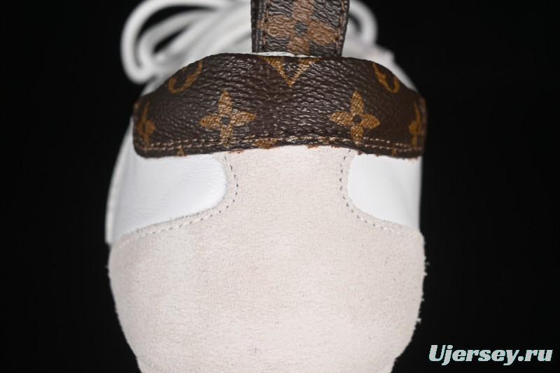 Louis Vuitton Sneakerina Round-Toe Lace-Up Ballet Style Flat Training Shoes - N.F6