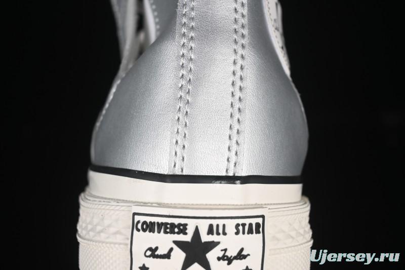 Converse Chuck 1970s Future Silver High-Top Casual Sneakers - A15187C