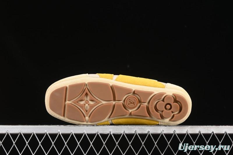 Louis Vuitton Sneakerina Round Toe Lace-Up Ballet Style Flat Training Shoes