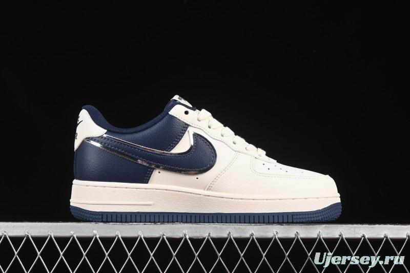 Nike Air Force 1'07 Low North Face Collaboration Dark Blue Sole Casual Sneakers - ZH2598-318