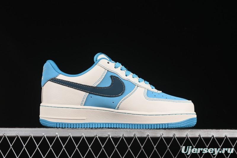 Nike Air Force 1 '07 Low Dior Collaboration Stone Blue Low-Top Casual Sneakers - KK1988-088