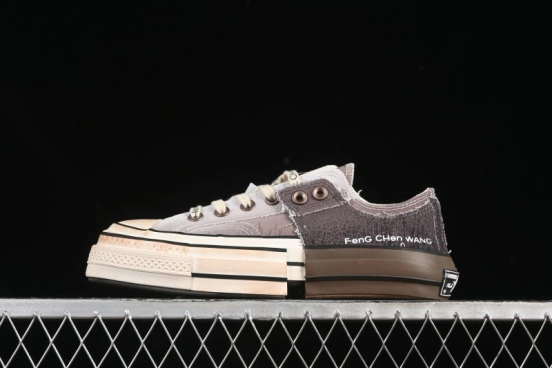Converse Chuck 70 Low Feng Chen Wang Collaboration Deconstructed Canvas Sneakers - A15741C