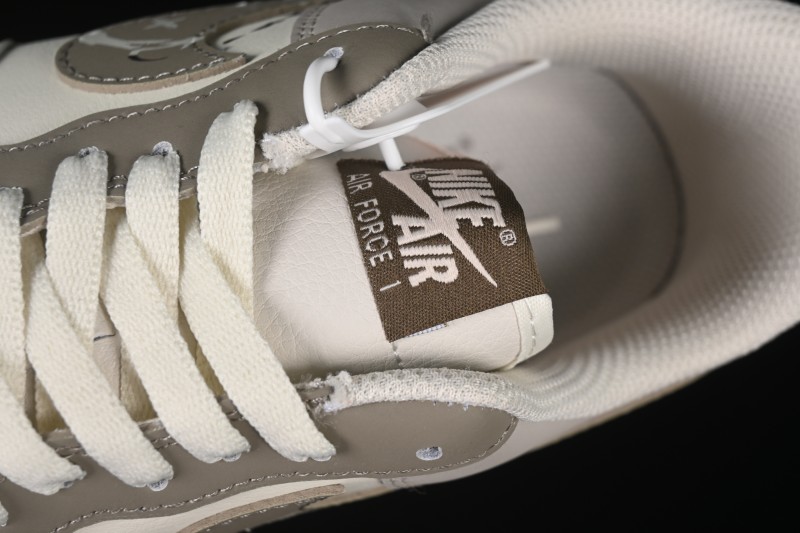 Nike Air Force 1'07 Low Smiling Bear Casual Sneakers - DB3301-881