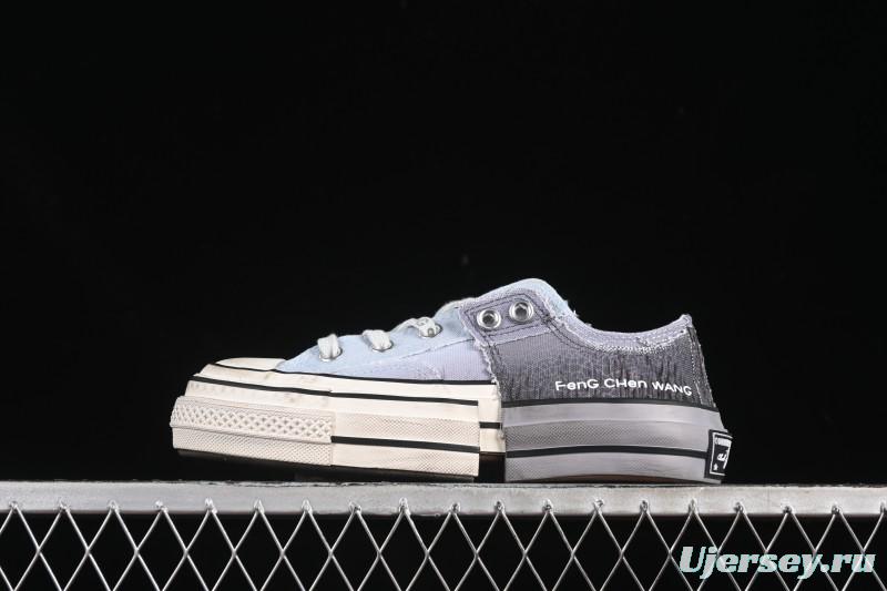 Converse Chuck 70 Low Feng Chen Wang Collaboration Deconstructed Canvas Sneakers - A15742C