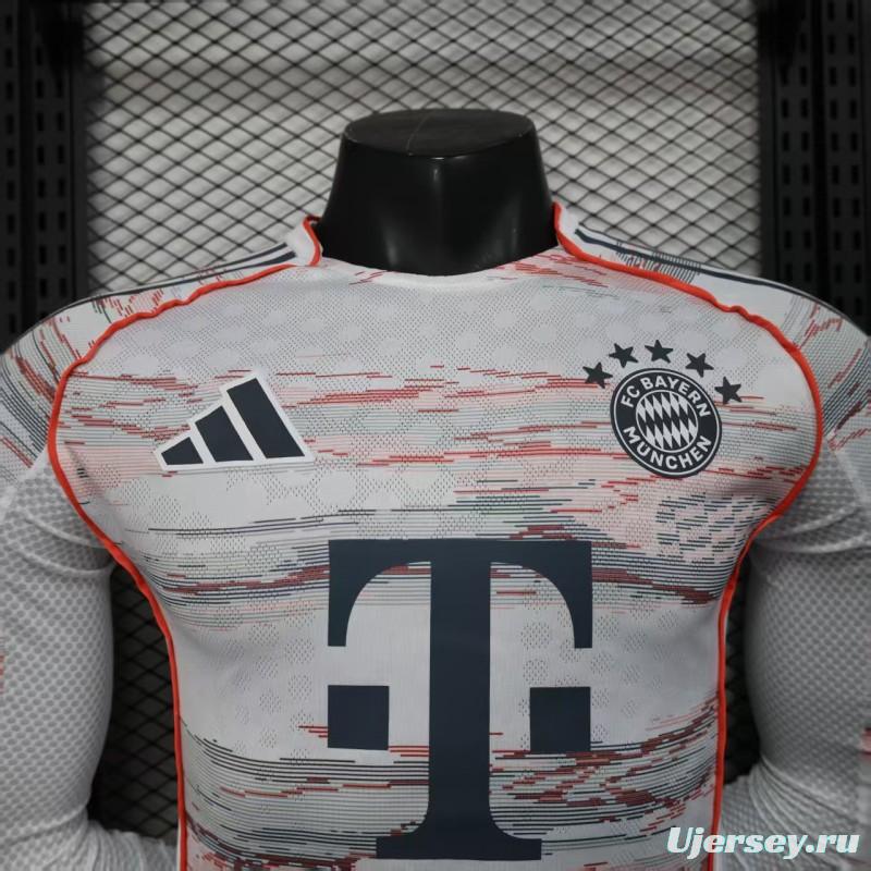 Player Version 25/26 Bayern Munich Away Long Sleeve Jersey
