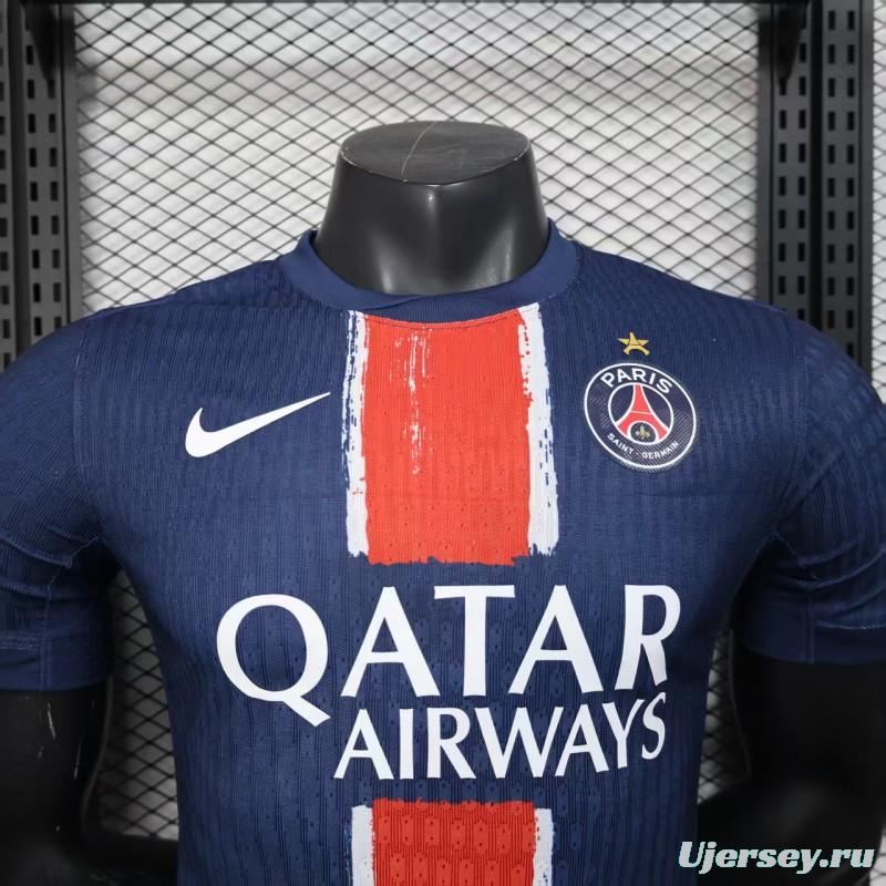 1 Star Player Version 25/26 PSG Home Jersey