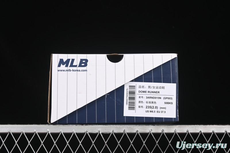 New York Yankees MLB Dome Runner Thick Sole Hollow Out Height Increasing Casual Running Shoes - 3ARND015N50BKS