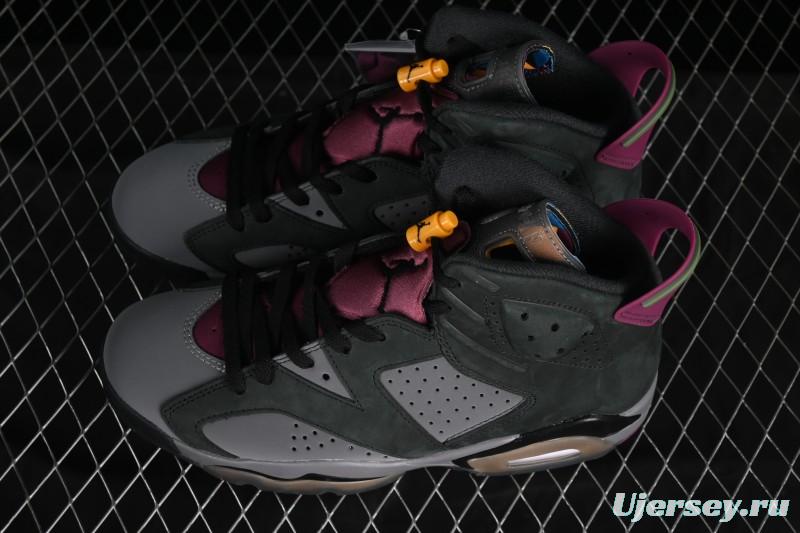 Nike Air Jordan 6 Retro Bordeaux Premium Suede Sneakers - CT8529-063