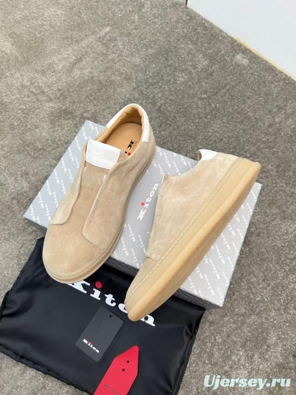 Kiton Men's Four Seasons Classic Casual Slip-On Loafer - AS00320