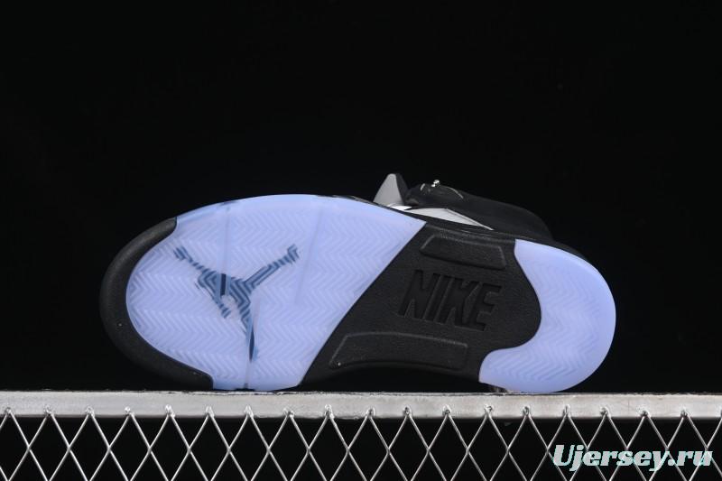 Nike Air Jordan 5 Black Metallic Reimagined Basketball Shoes HF3975-001