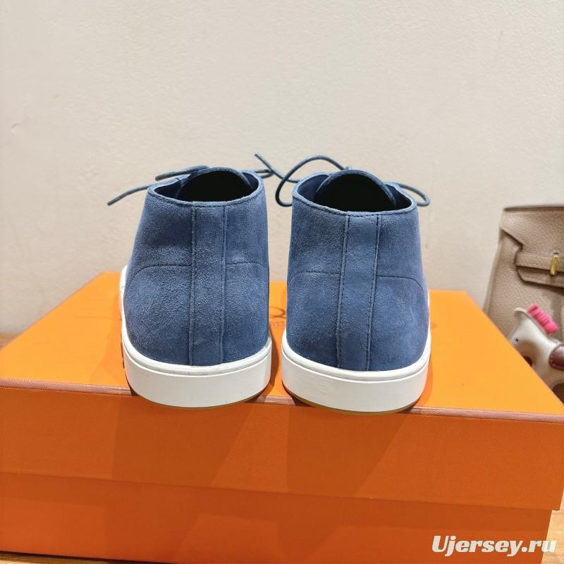 2025 Unisex H Blue Suede Boots AS00380