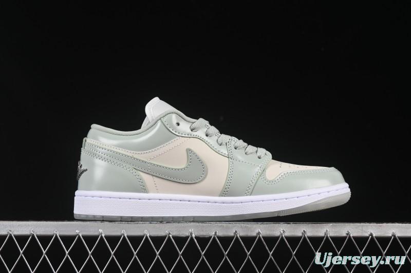 Nike Air Jordan 1 Low AJ1 Amber Green Low Top Casual Skate Shoes HF4078-100