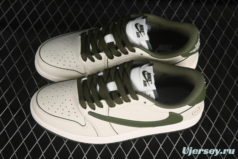 Nike Travis Scott x Fragment Design x Air Jordan 1 Low OG SP AJ1 Low-top Casual Sneakers - LK1099-063