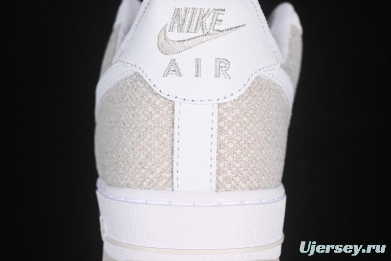 Nike Air Force 1'07 Low Denim Small Swoosh Casual Sneakers - ZH0316-092