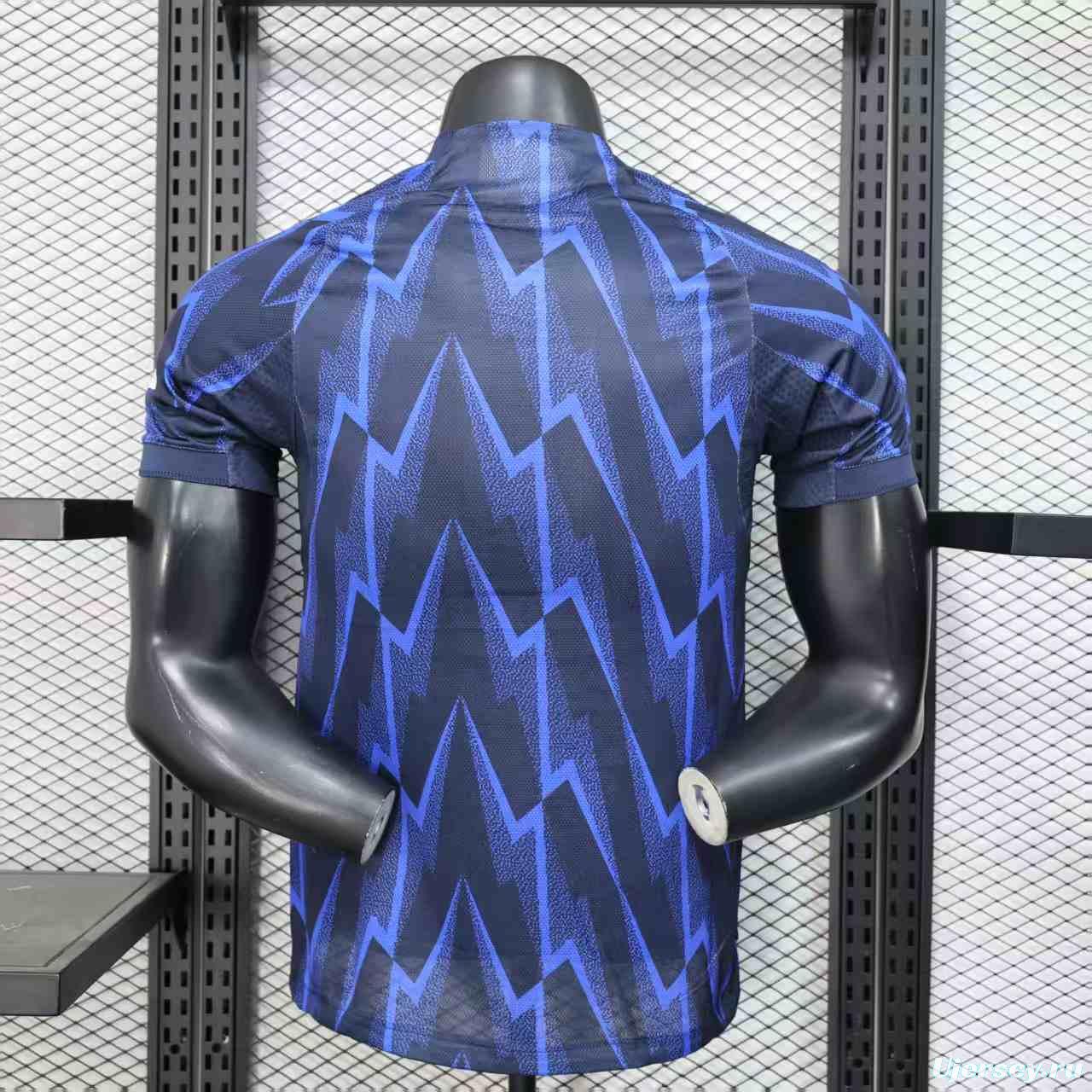 Player Version 25/26 Arsenal Third Blue with Geometric Lightning Pattern Jersey