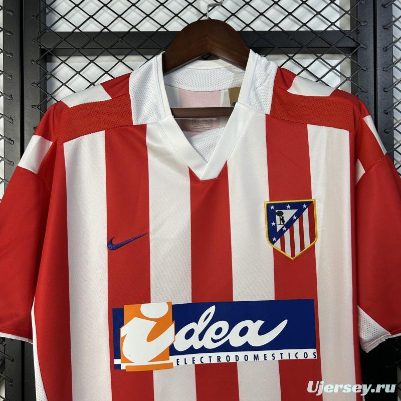 02/03 Retro Atletico Madrid Home Jersey