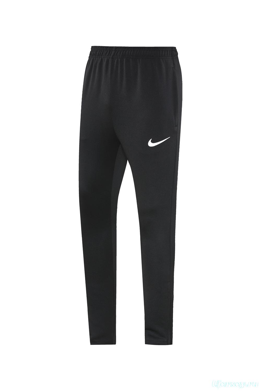 2025 Nike Orange/Black Full Hoodie Zipper Jacket +Long Pants