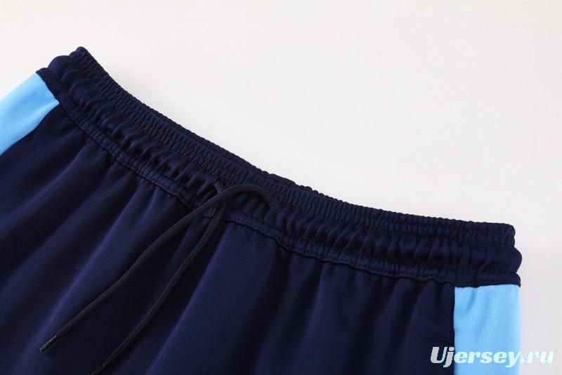 2025 NIKE Light Blue/Navy Full Zipper Jacket +Long Pants