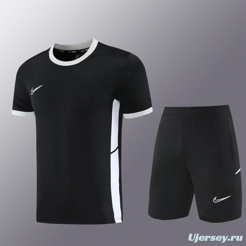2025 NIKE Black Short Sleeve Jersey + Shorts