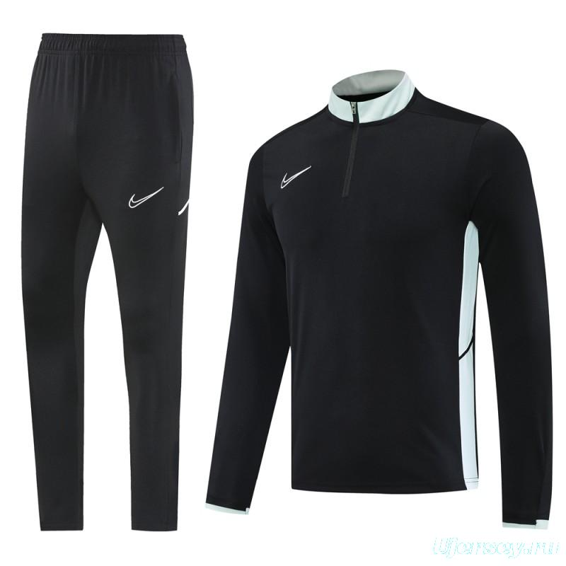 2025 Nike Black Full Hoodie Zipper Jacket +Long Pants